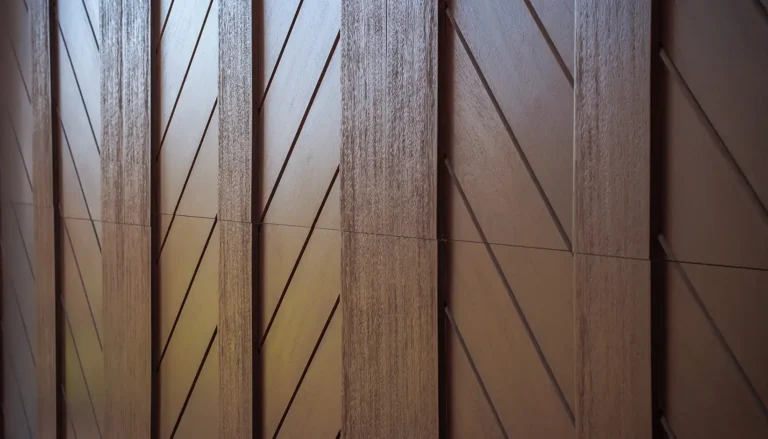 Canyon Ridge Chevron Walnut Up Close