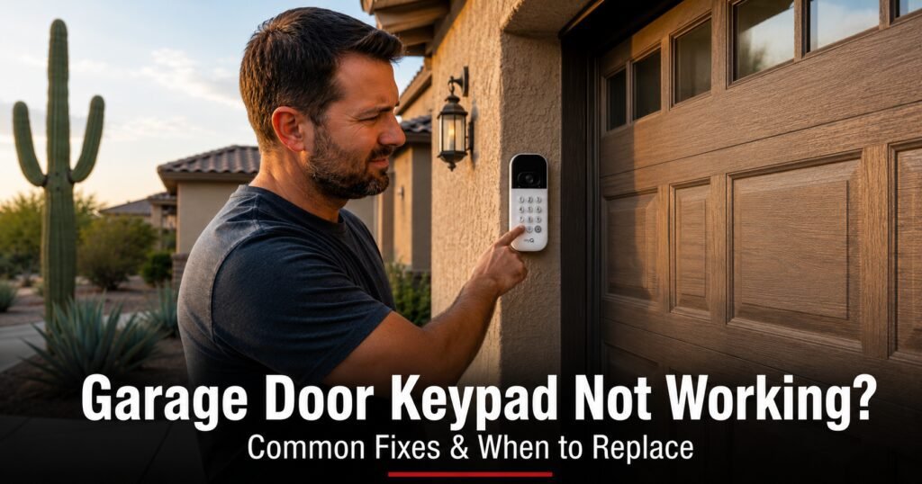 Garage Door Keypad Not Working? Common Fixes and When to Replace