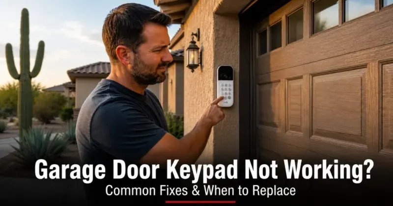 Garage Door Keypad Not Working? Common Fixes and When to Replace