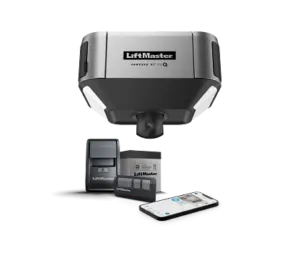 secure view ultra quiet, belt drive, smart opener with camera, dual led lighting and battery backup.