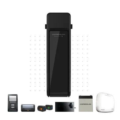 wall mount battery backup wi fi garage door opener