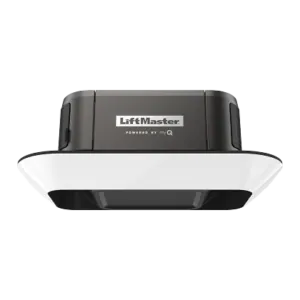 heavy duty chain drive smart opener with led corner to corner lighting and battery backup