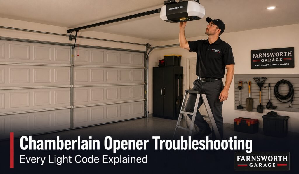 Chamberlain Garage Door Opener Troubleshooting: Every Light Code Explained