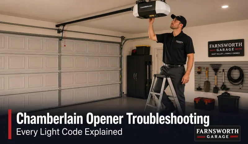 Chamberlain Garage Door Opener Troubleshooting: Every Light Code Explained