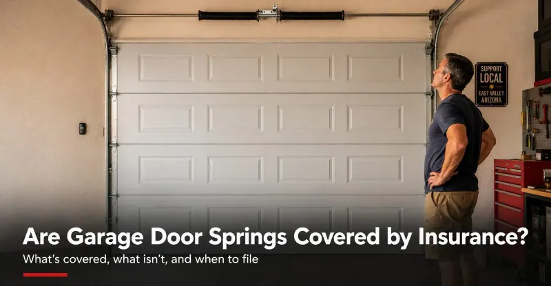 Are Garage Door Springs Covered by Homeowners Insurance?