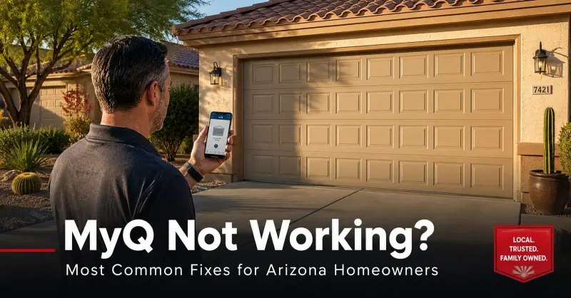 MyQ Not Working? Most Common Fixes for Arizona Homeowners