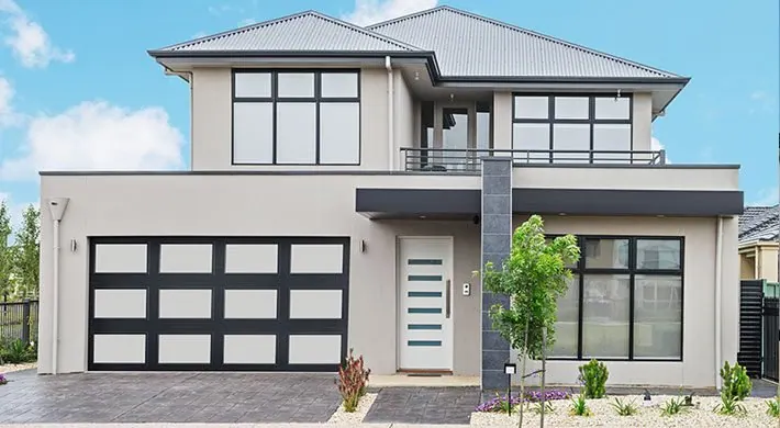 Charcoal Gray with Frost glass.