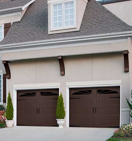 Designer’s Choice — Amarr garage door installed by Farnsworth in the Phoenix metro