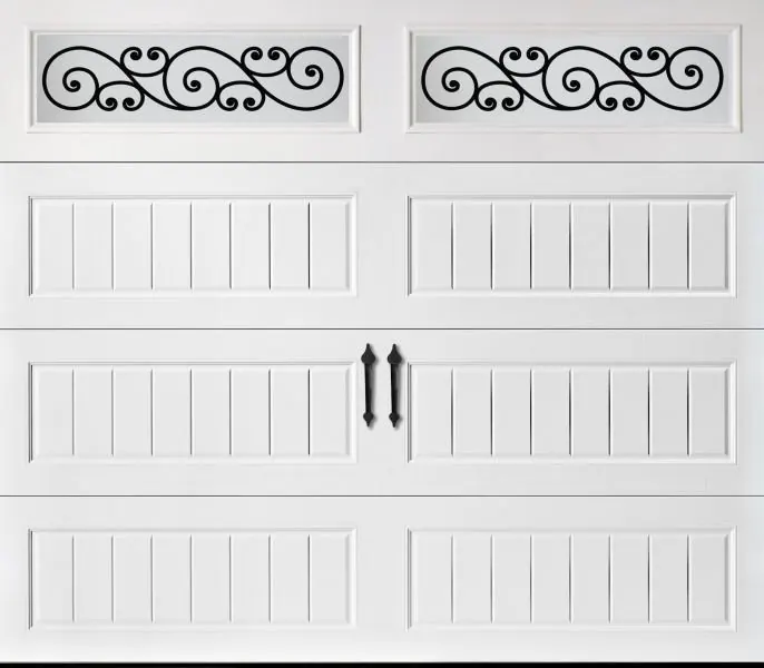 LP Bead Board - LP Trellis — single-car Amarr door