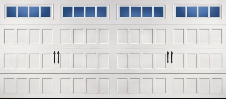 Recessed - Long Panel Thames — double-car Amarr door