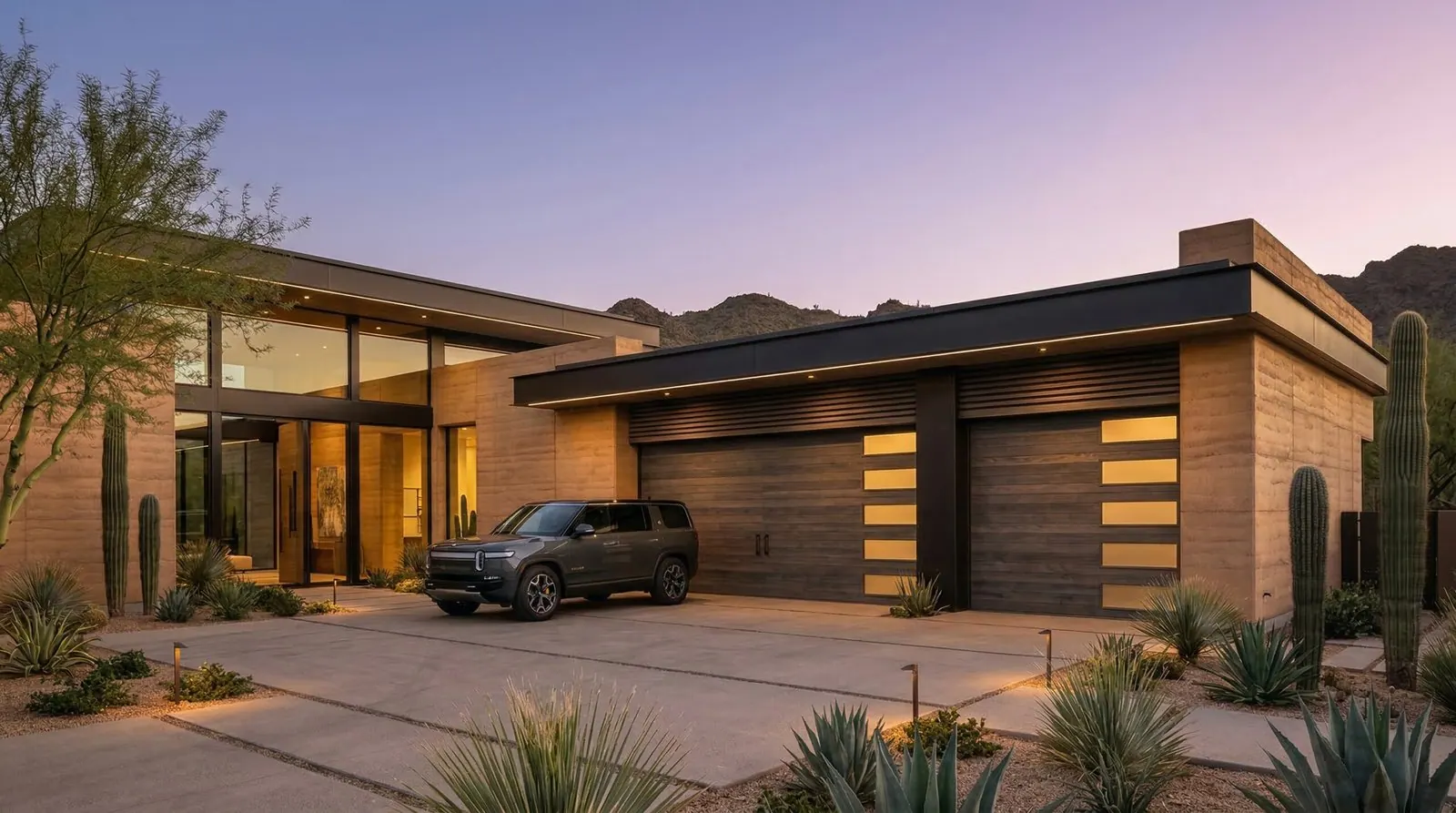 Farnsworth Garage Door Service technician repairing a garage door in Mesa, Arizona