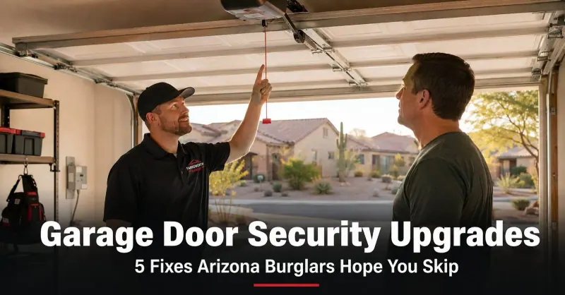 Garage Door Lock and Security Upgrades Every Arizona Homeowner Should Consider