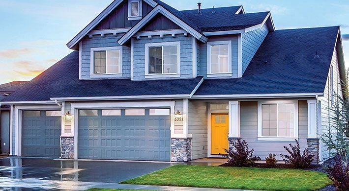 Recessed design with Clear windows in Color Zone paint option.