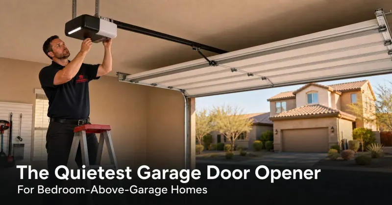 The Quietest Garage Door Opener for Bedroom-Above-Garage Homes