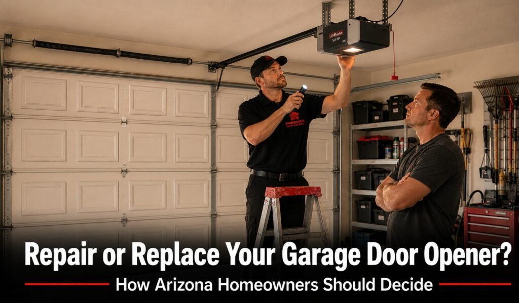 Repair or Replace Your Garage Door Opener? How Arizona Homeowners Should Decide