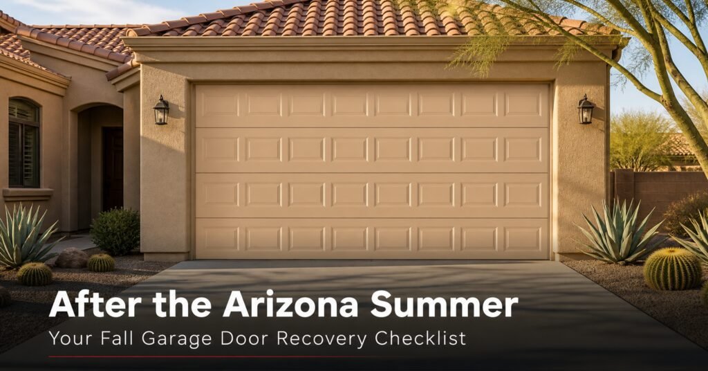 After the Arizona Summer: Your Fall Garage Door Recovery Checklist