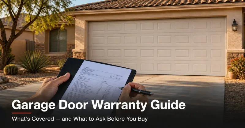Garage Door Warranty Guide: What's Covered and What to Ask Before You Buy
