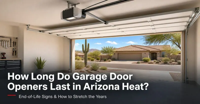 How Long Do Garage Door Openers Last in Arizona Heat?