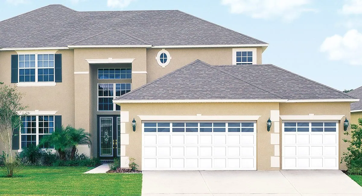 Colonial Wood Model 100 — Wayne Dalton wood garage door installed by Farnsworth Garage Door Service in Mesa, Arizona