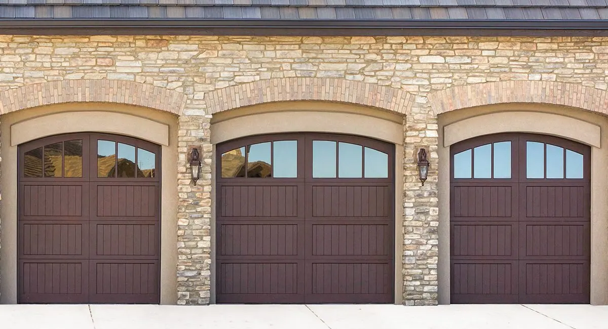 Wood Panel 7100 Series — Wayne Dalton wood garage door installed by Farnsworth Garage Door Service in Mesa, Arizona
